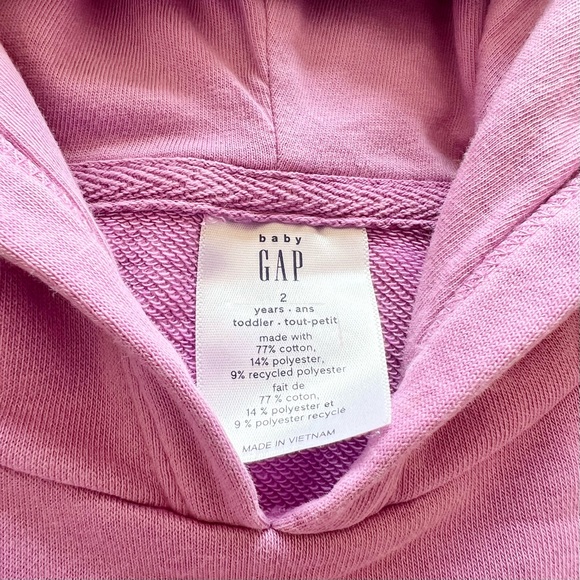 2 for $10/Gap Ombré Hoodie Dress with 3/4 Sleeves - Picture 6 of 8